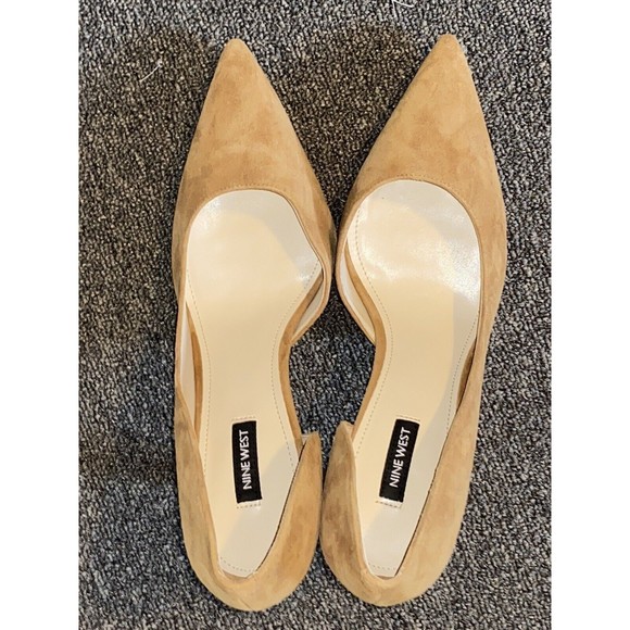 Nine West Tan Suede Heels - Picture 14 of 15